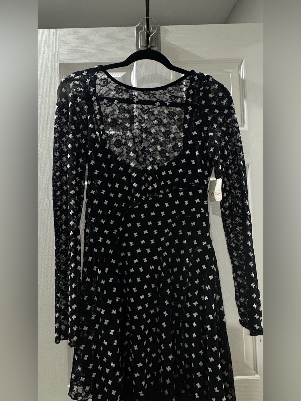 Free People Black Mini Dress